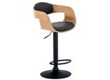 CLP Barhocker Kingston B Kunstleder Farbe:Natur/Schwarz;Material:Kunstleder