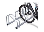 Swanew - Fahrradständer für 3 Fahrräder Fahrräde Aufstellständer Fahrradhalter Mehrfachständer Räder mtb - sliber
