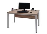 Schreibtisch MCW-E94, BüRotisch Computertisch 120X60Cm ~ Natur-Weiß