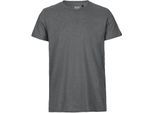 Neutral O61001 | Maglietta Uomo Aderente Certificata Gots - Colore: Dark Heather - Taglia: 3XL