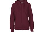 Neutral O83301 | Felpa Con Cappuccio E Zip Da Donna - Colore: Bordeaux - Taglia: Xxl
