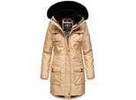 Navahoo Damen Wintermantel Parka Mit Abnehmbarer Kapuze Und Einkaufstasche Tiniis