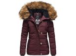 Navahoo Damen Stylische Winterjacke Steppjacke Mit Kunstpelz Kapuze Zoja
