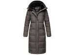 Marikoo Damen Winterjacke Steppmantel Weichem Innenkragen & Abnehmbarer Kapuze Reliziaa