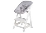 Treppenhochstuhl 'Born Up', Set 2in1, 'roba Style grau', Hochstuhl mit Liegefunktion, ab Geburt