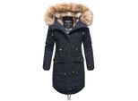 Navahoo Damen Warmer Wintermantel Winter Baumwollparka Mit Kunstfell Rosinchen
