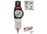Riduttore Di Pressione Per Aria Compressa Con Manometro Separatore D'acqua Per Collegamento Al Compressore 1/4'