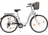 Cityrad FASHION LINE Fahrräder Gr. 43 cm, 26 Zoll (66,04 cm), weiß Alle Fahrräder
