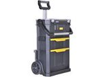 Rollende Werkstatt Stanley 2-IN-1, Trolley Schwarz