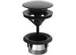 Hansa Ablaufgarnitur Push-Open Hansa 0764 Matt-Schwarz 0764010033