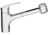 Hansa SpüLtischarmatur Hansamix 0136 Herausziehbare, Brause Niederdruck Chrom, 01361183 01361183