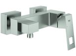 Grohe Eh-Brausebatterie Eurocube 23145 Wandmontage Eigensicher Supersteel, 23145DC0 23145DC0