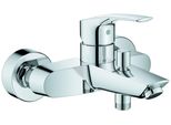 Grohe Wannenarmatur Eurosmart 33300_3 Wandmontage Eigensicher Chrom, 33300003 33300003