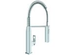 Grohe Einhebel-SpüLtischbatterie Eurocube 31395 Mit Profibrause Chrom, 31395000 31395000