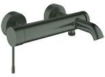 Grohe Wannenarmatur Essence Wandmontage Hard Graphite GebüRstet, 25250AL1 25250AL1