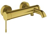 Grohe Wannenarmatur Essence Wandmontage Cool Sunrise GebüRstet, 25250GN1 25250GN1