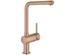 Grohe Einhand-SpüLtischbatterie Minta 31375 L-Auslauf Warm Sunset GebüRstet, 31375DL0 31375DL0