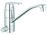 Grohe Eh-Spt-Batterie Eurosmart C 31161 Flacher Auslauf Absperrventil Chrom 31161000