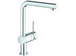 Grohe Einhand-SpüLtischbatterie Minta 31397 L-Auslauf Niederdruck Chrom, 31397000 31397000