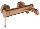 Grohe Wannenarmatur Essence Wandmontage Warm Sunset GebüRstet, 25250DL1 25250DL1