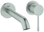 Grohe 2-Loch Waschtischarmatur Unterputz Essence Ausladung 183Mm Supersteel, 29192DC1 29192DC1