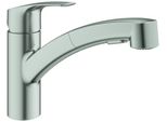 Grohe KüChenarmatur Eurosmart 30305_1 Fl. Ausl. Azb. Dual-SpüLbr. Supersteel, 30305DC1 30305DC1