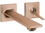 Grohe 2-Loch Waschtischarmatur Unterputz Allure 19386_2 FMS Ausl. 212Mm Warm Sunset GebüRstet, 19386 19386DL2
