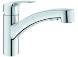 Grohe KüChenarmatur Eurosmart 30305_1 Fl. Auslauf Azb. Dual-SpüLbrause Chrom, 30305001 30305001