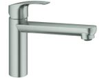 Grohe KüChenarmatur Eurosmart 30463 Mittelhoher Auslauf Supersteel, 30463DC0 30463DC0
