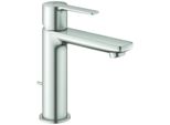 Grohe Eh-Waschtischbatterie Lineare 32114 S-Size Temperaturbegr. Supersteel, 32114DC1 32114DC1