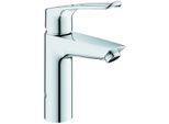 Grohe Waschtischarmatur Eurosmart 23987_3 M-Size VerbrüHschutz Offener Hebel Chrom, 23987003 23987003