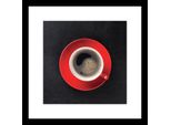Euroart Glasbild Red Coffee I