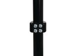 B-Tech BT7051 Supporto Doppio System 2 (Per Accessori, Diametro 50 Mm) Nero