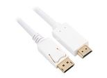 Adapterkabel Displayport 1.2 > Hdmi 4K Weiß, 3 Meter
