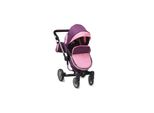 Puppenbuggy, Puppenwagen Violette 9694 zusammenklappbar, Schwenkräder vorne