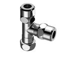 Schell T-StüCk Mit Beweglicher ÜBerwurfmutter 3/8"Chrom 041000699"