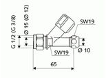 Schell SchräGsitzventil Comfort 1/2"X15 Chrom Mit Klemmringverschr. Kiwa 059130699