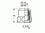 Schell Spezial-Quetschverschraubung 3/8"X10Mm Chrom Mit LäNgenausgleich 265010699"