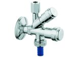 Grohe Was-Kombieckventil 41070 Design-Gr. DN10 Mit Rv Chrom 41070000
