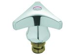 Grohe Oberteil 45967 Mit Trecorn Griff Markierung Rot 3/8" Chrom, 45967000 45967000"