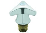 Grohe Oberteil 45968 Mit Trecorn Griff Markierung Blau 1/2" Chrom, 45968000 45968000"