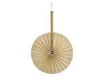 Chic Antique Fächer Bambus Wanddekoration, H49 x Ø32 cm, natur