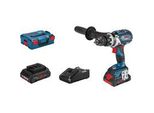 Akku-Schlagbohrschrauber Gsb 18V-110 C Professional, 18Volt Blau/Schwarz, 2X Akku Procore18V 4,0Ah, L-BOXX