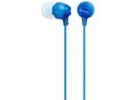 Sony MDR-EX15 In-Ear-Kopfhörer, blau