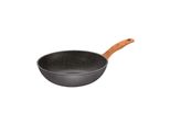 Stoneline Back To Nature Made In Germany Wok 30 Cm, Auch FüR öL- Und Fettfreies Braten, Wok Pfanne Beschichtet Mit Echten Steinpartikeln, Wok Induktion Und Backofengeeignet