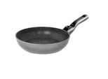 Stoneline Flex Made In Germany Schmorpfanne 24 Cm, Hoher Rand, Mit Abnehmbarem Griff, Hohe Pfanne FüR öL- Und Fettfreies Braten, Antihaft Beschichtet Mit Echten Steinpartikeln, Induktion