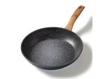 Stoneline Back To Nature Bratpfanne 28 Cm, Made In Germany, Antihaft Beschichtete Pfanne Mit Echten Steinpartikeln, Alle Herdarten Inkl. Induktion, Fettfreies Braten