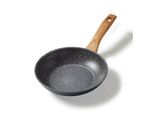 Stoneline Back To Nature Bratpfanne 24 Cm, Made In Germany, Antihaft Beschichtete Pfanne Mit Echten Steinpartikeln, Alle Herdarten Inkl. Induktion, Fettfreies Braten