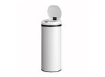 Juskys Automatik MüLleimer Mit Sensor 50L - Abfalleimer Mit Elektrischem Deckel FüR KüChe - Weiß