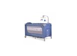 Cangaroo Reisebett Once upon a time, 2 Ebenen, Seiteneingang, Matratze, Mobile blau